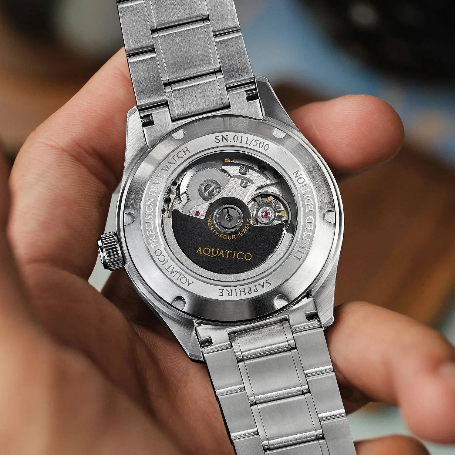 Aquatico Aequorea Victoria Tritium Green Dial (NH35)