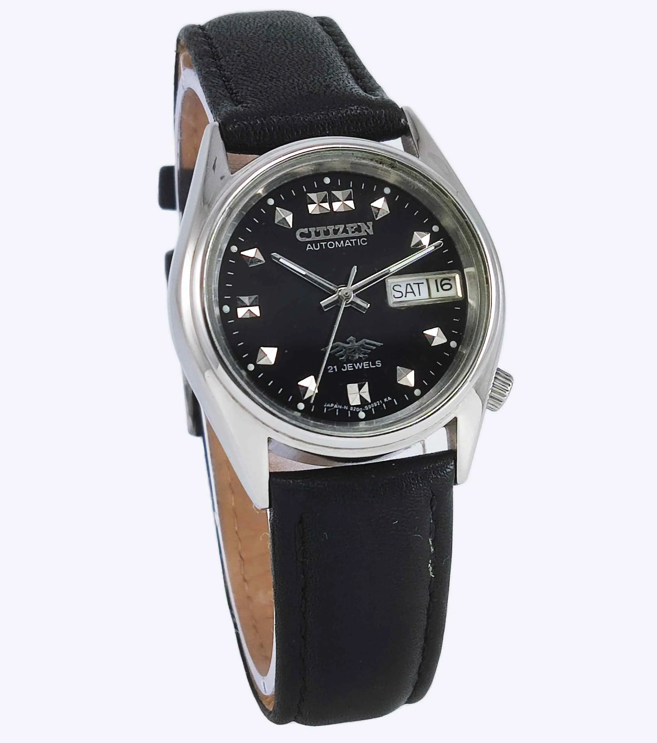Citizen Automatic 6650A Golden Dial 21 Jewels Women Mechanical Watch