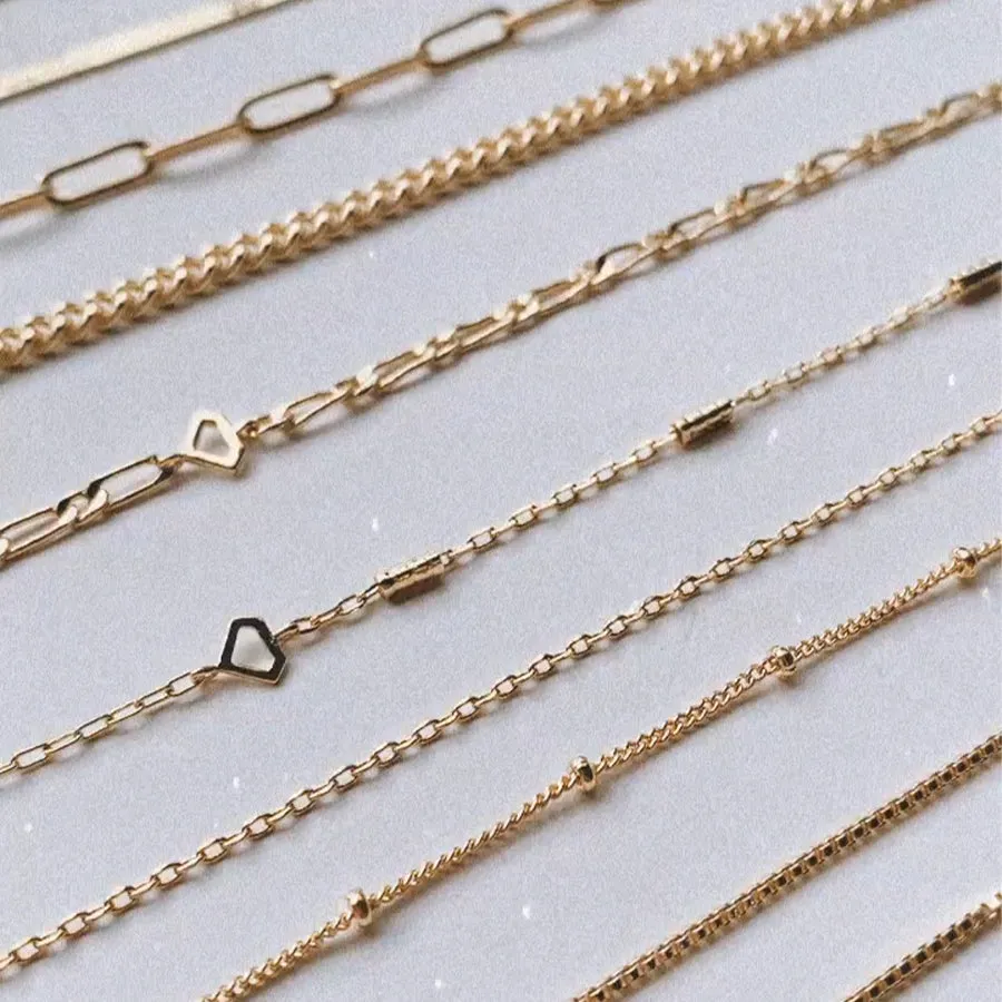 Figaro Chain Gold Necklace