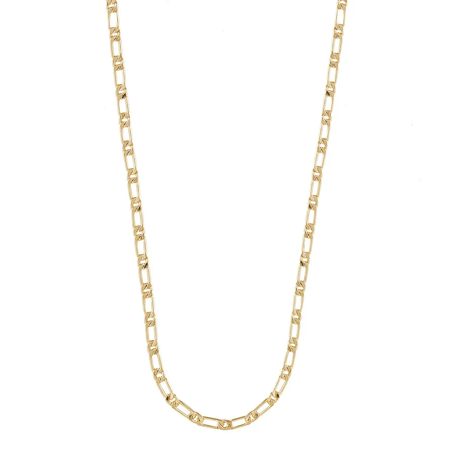 Figaro Chain Gold Necklace