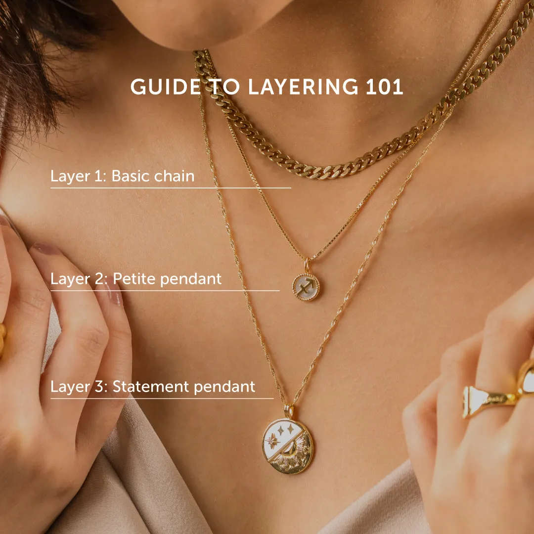 Figaro Chain Gold Necklace