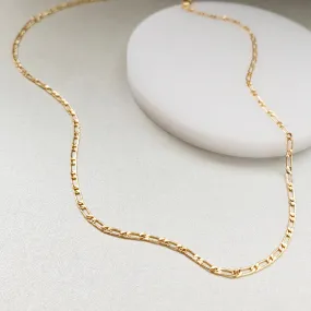 Figaro Chain Gold Necklace
