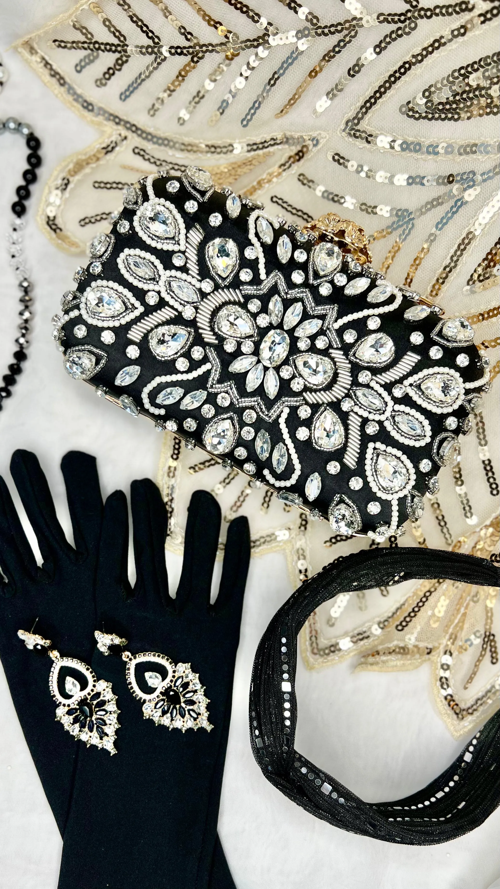 Gatsby Necklace - Multitone Long Strand