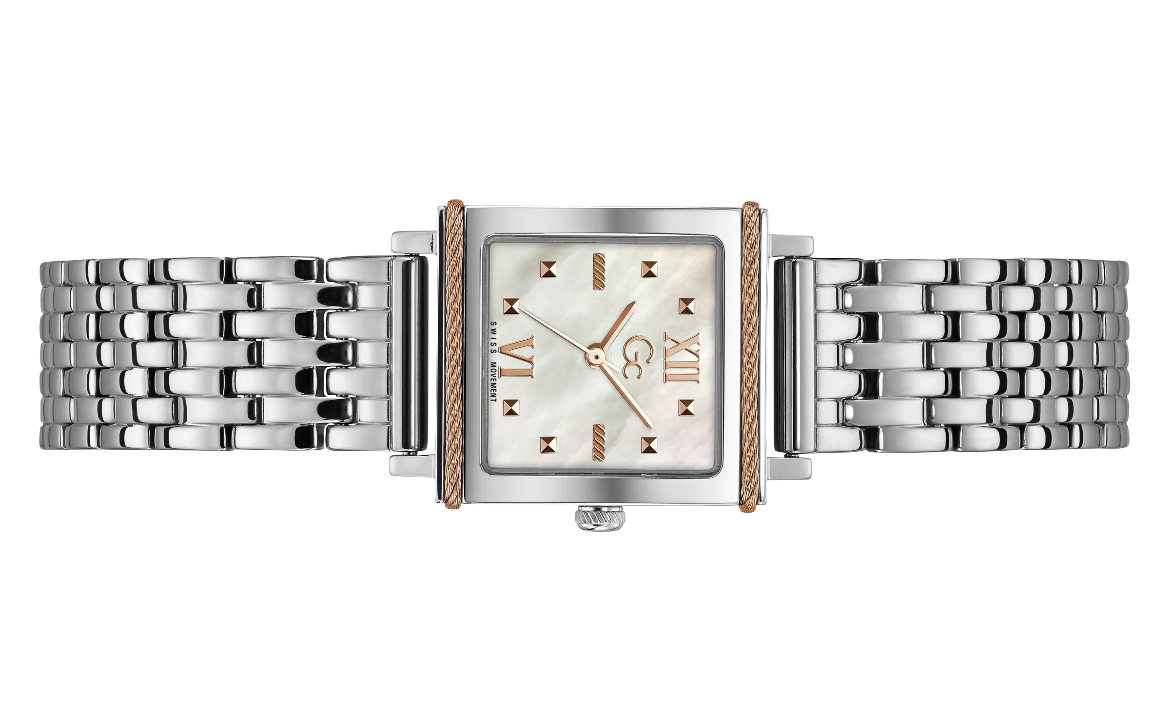 GC White Dial Quartz Analog Women Watch - Y79002L1MF