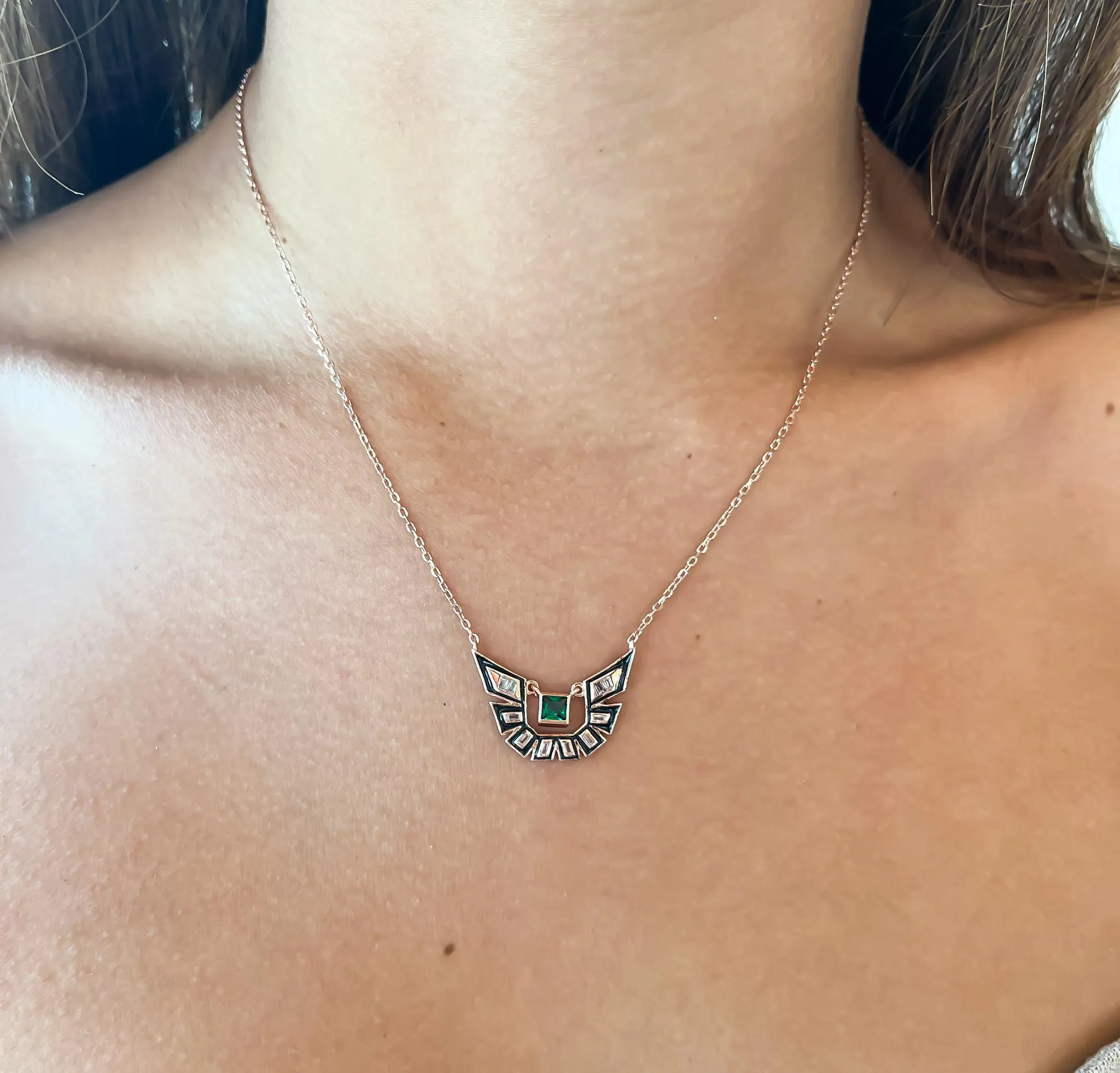 Green Glam Necklace