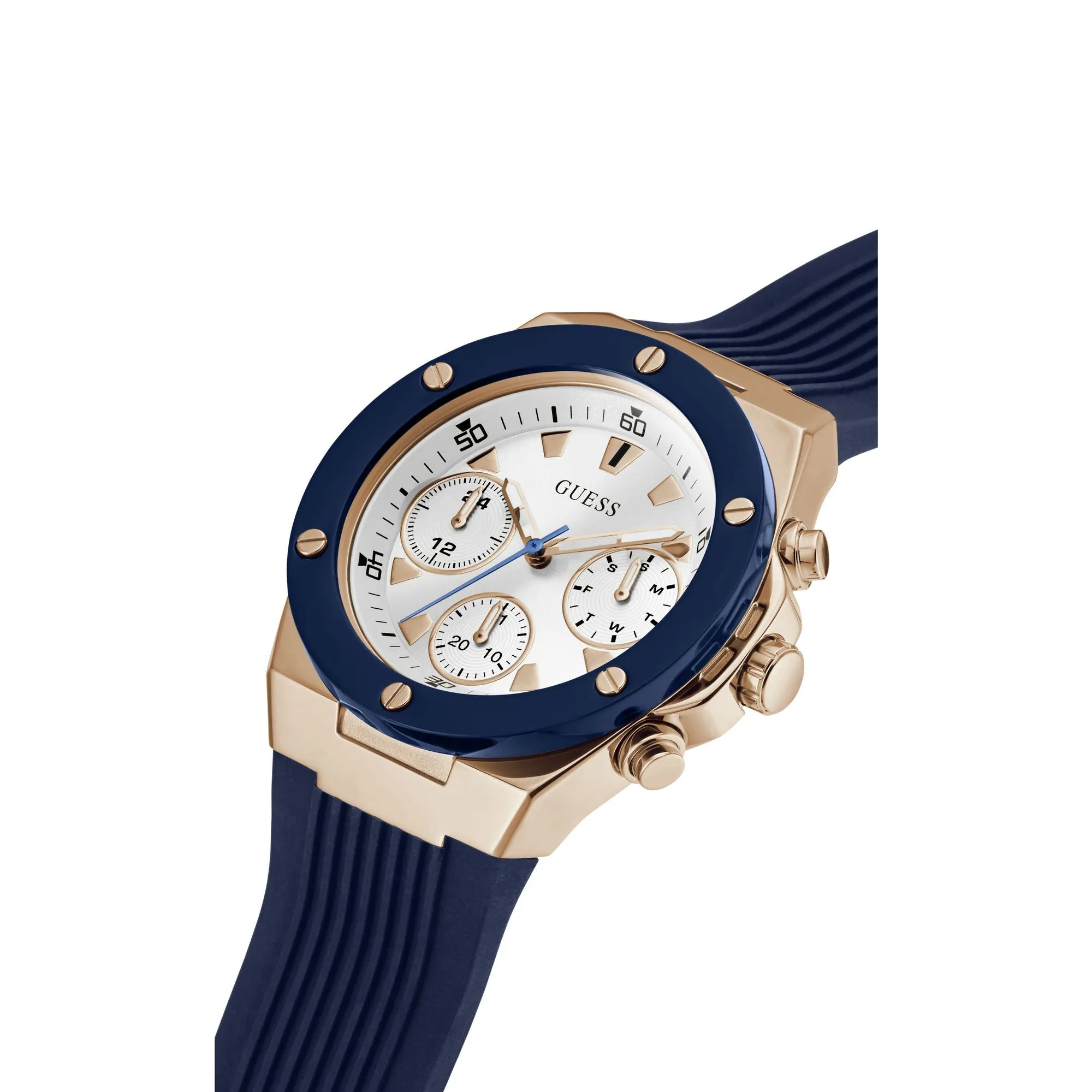 Guess Ladies White Dial Sport Watch - GW0030L5