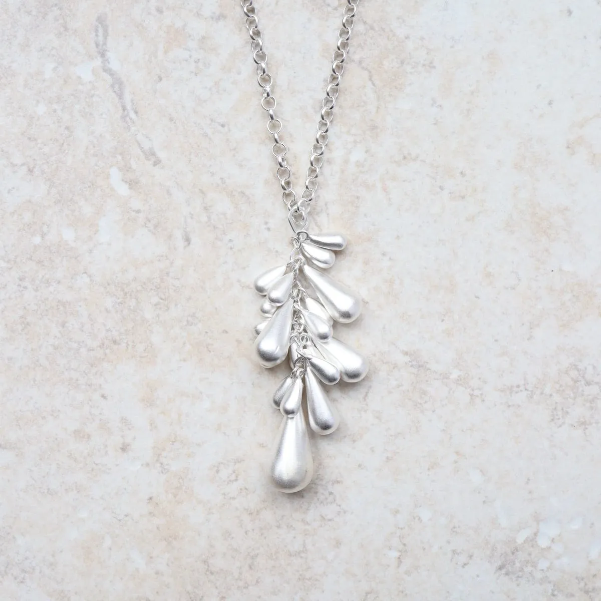 H20 Long Cluster Necklace