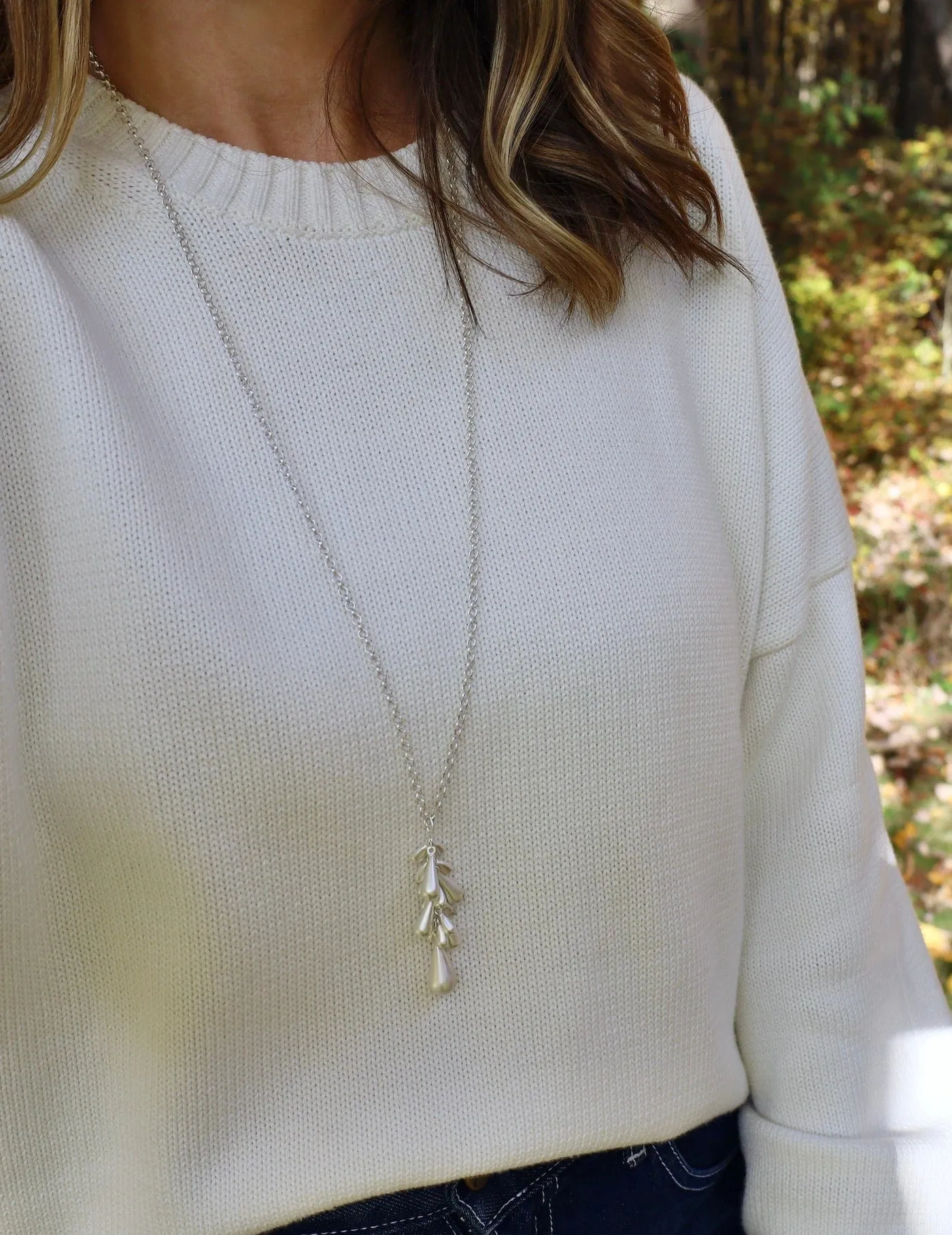 H20 Long Cluster Necklace