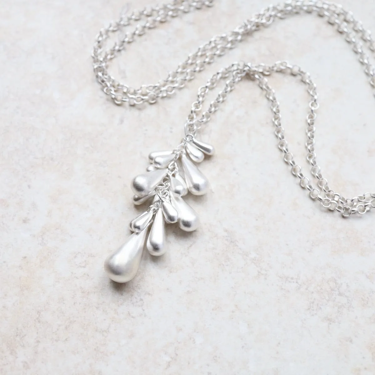 H20 Long Cluster Necklace