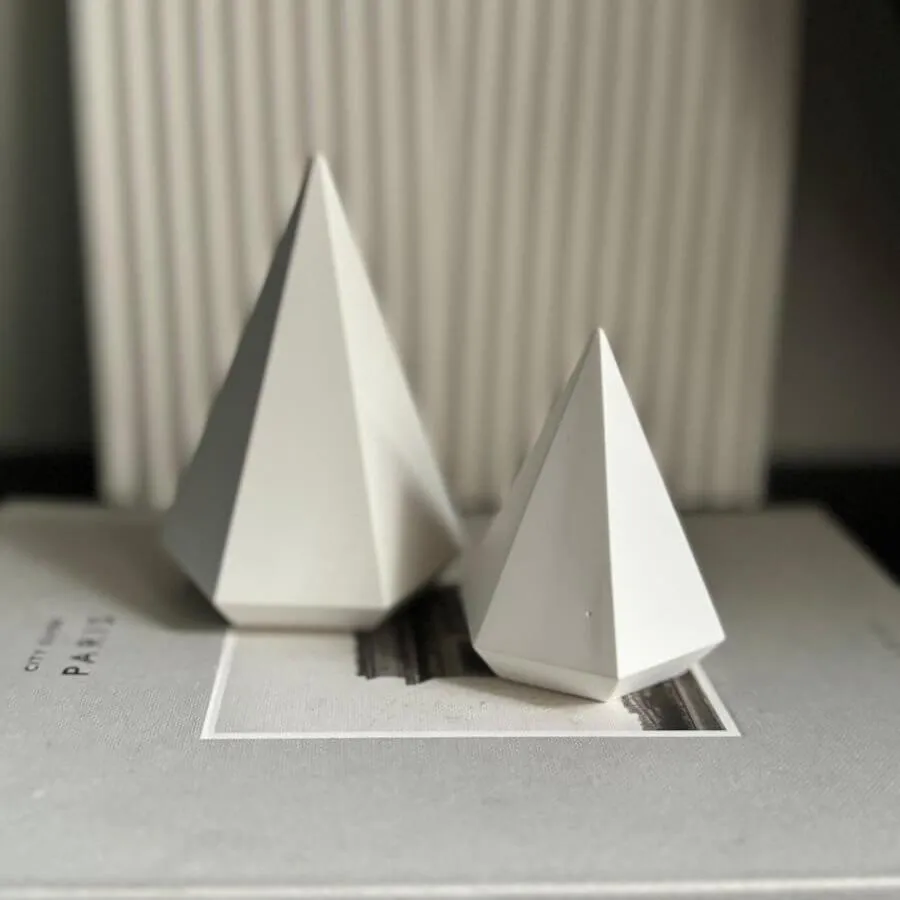 Hex Pyramid Stone Ring Stand