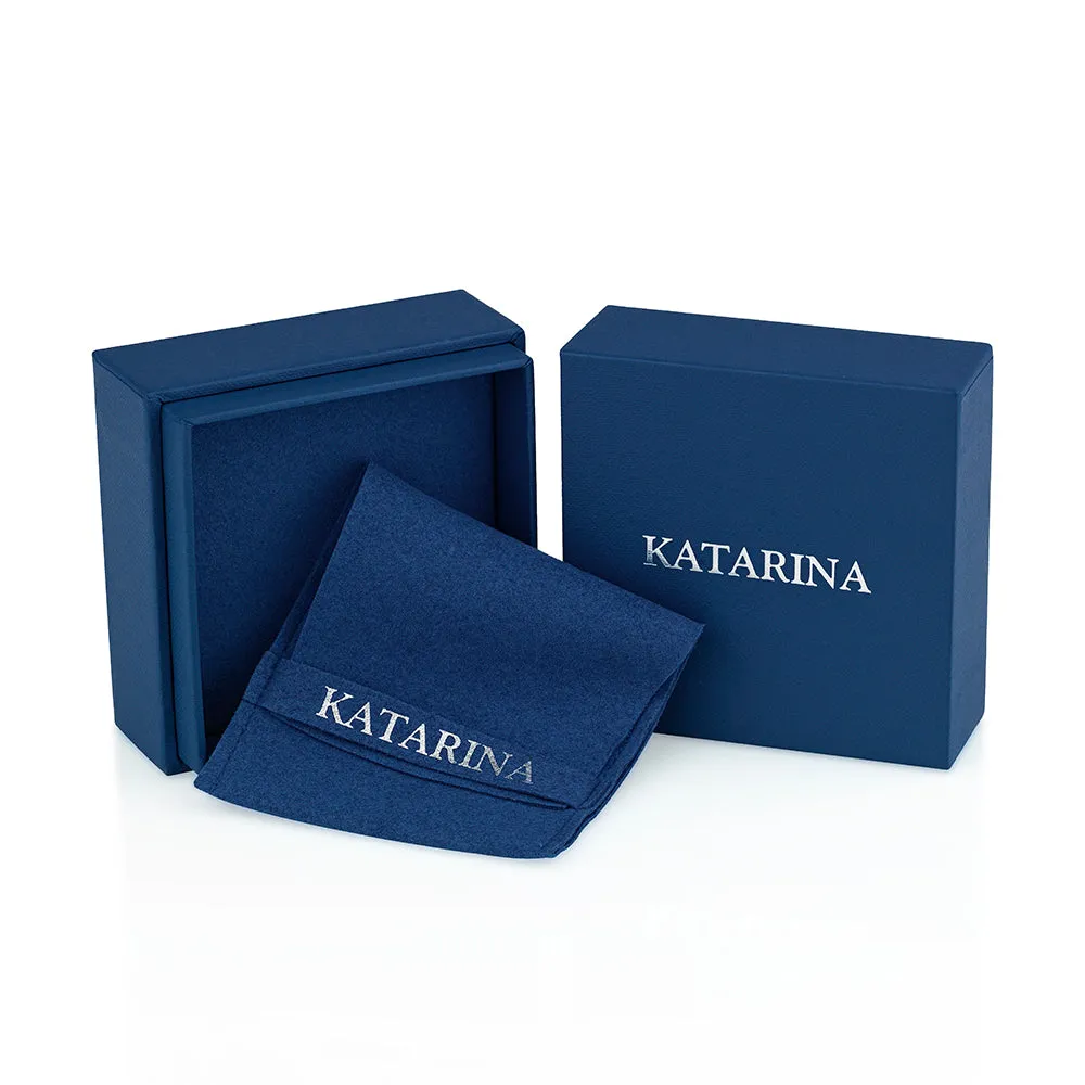 KATARINA 1 3/8 cttw Diamond Halo Engagement Ring