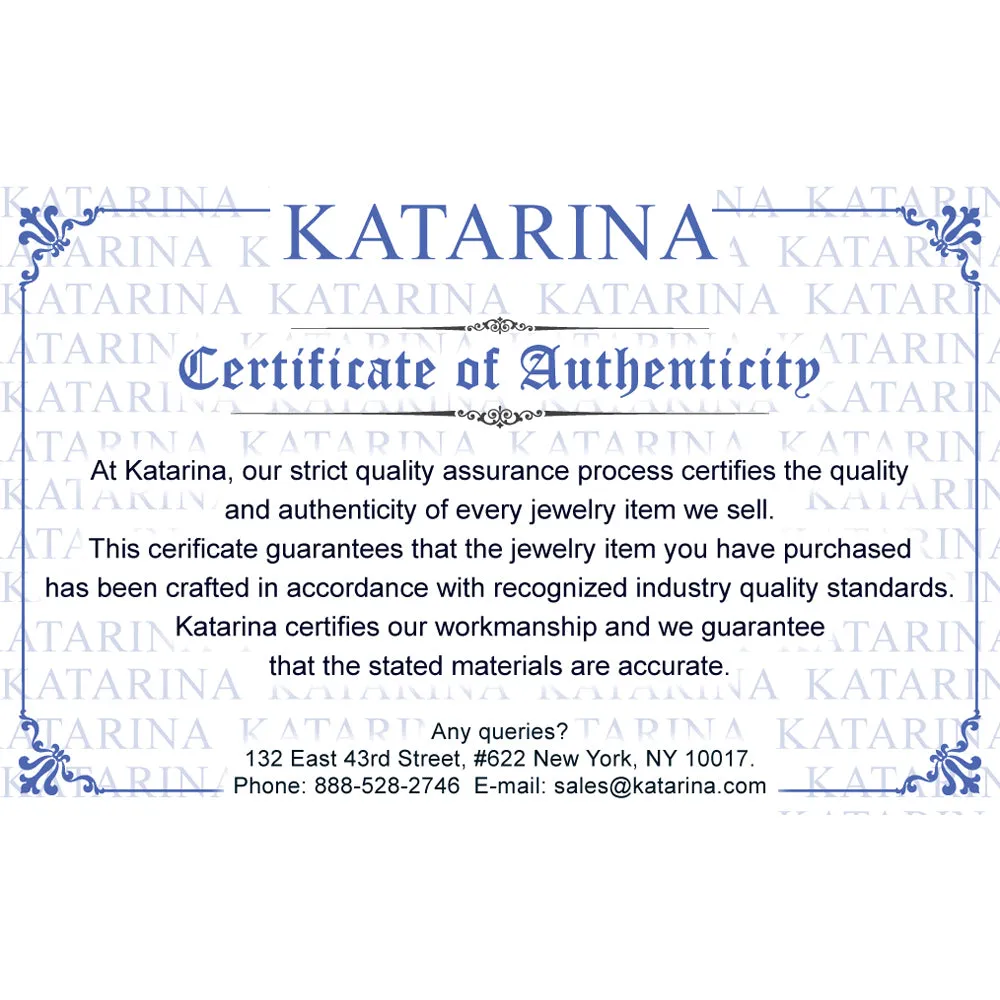 KATARINA 1 3/8 cttw Diamond Halo Engagement Ring