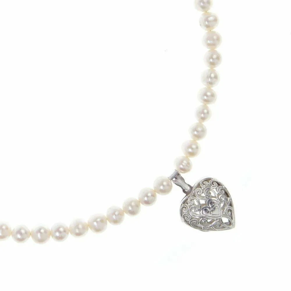 Keepsake Heart | Ivory Pearls