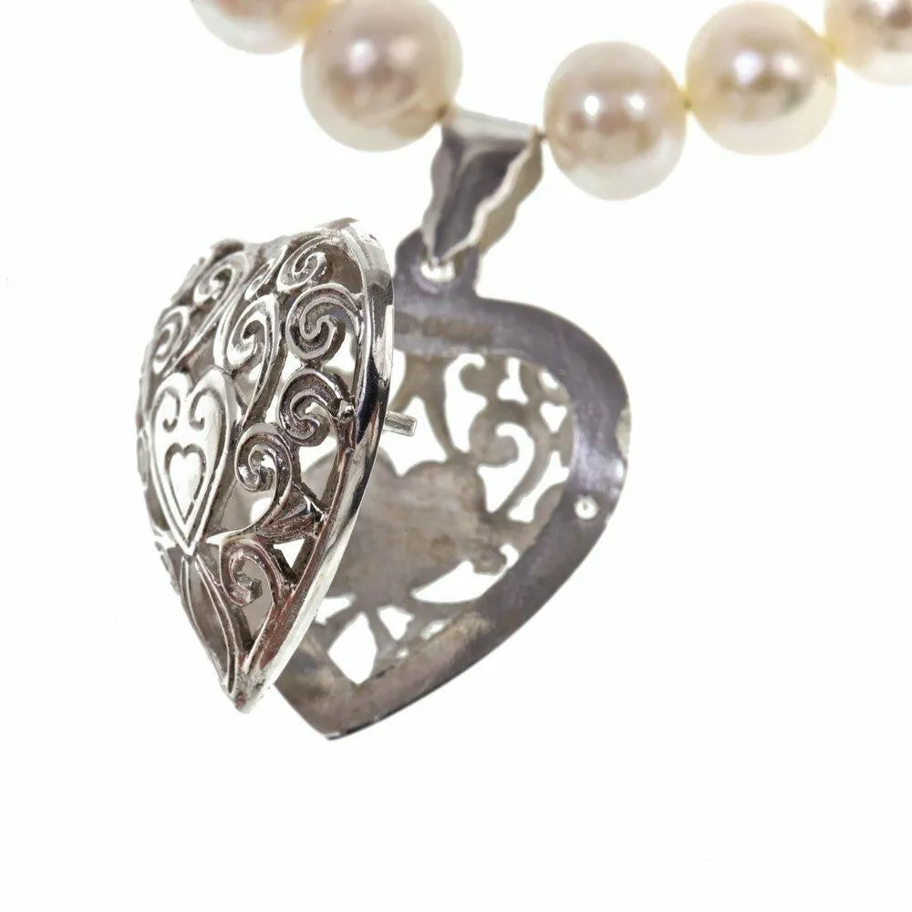 Keepsake Heart | Ivory Pearls