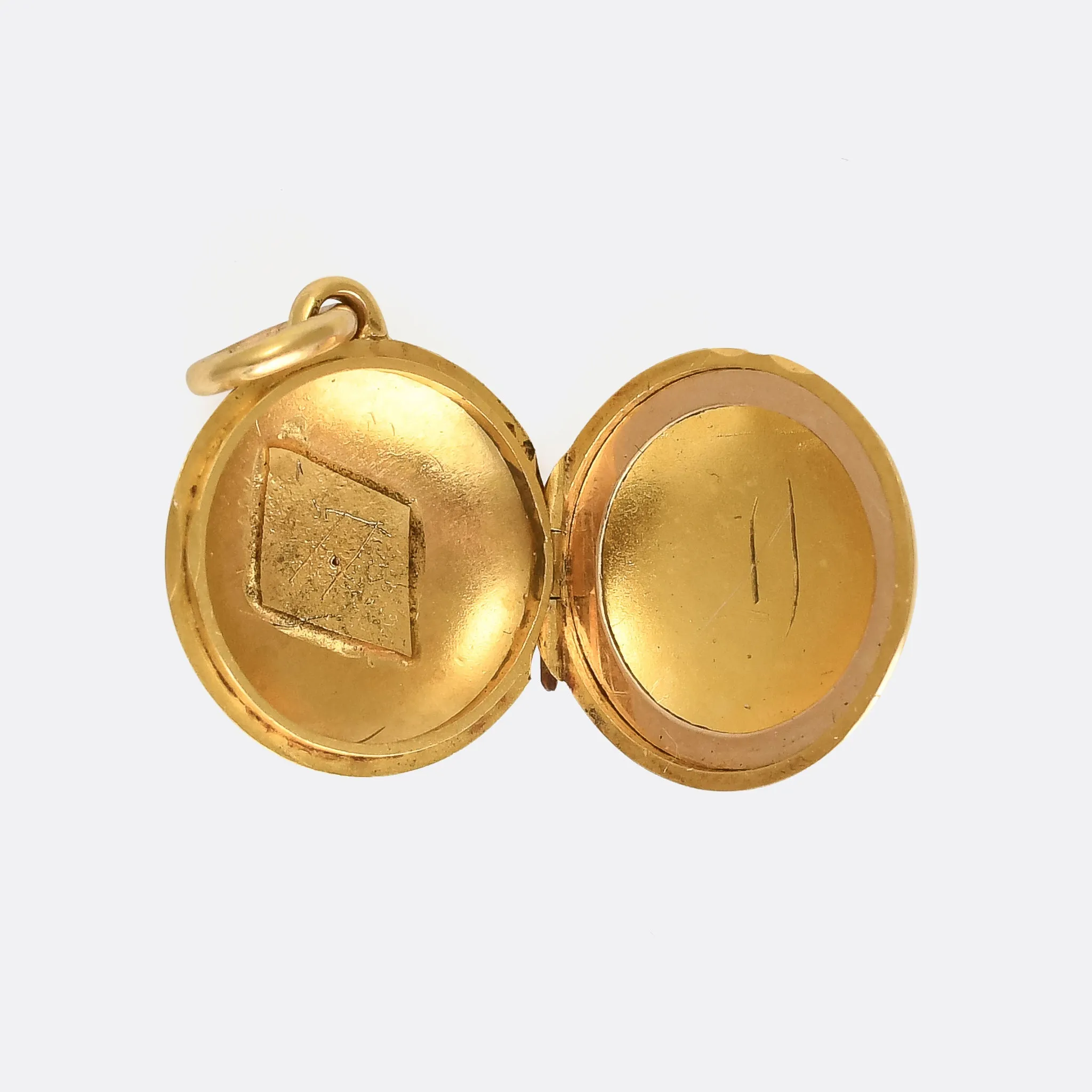 Late Victorian Pearl Star Dome Locket