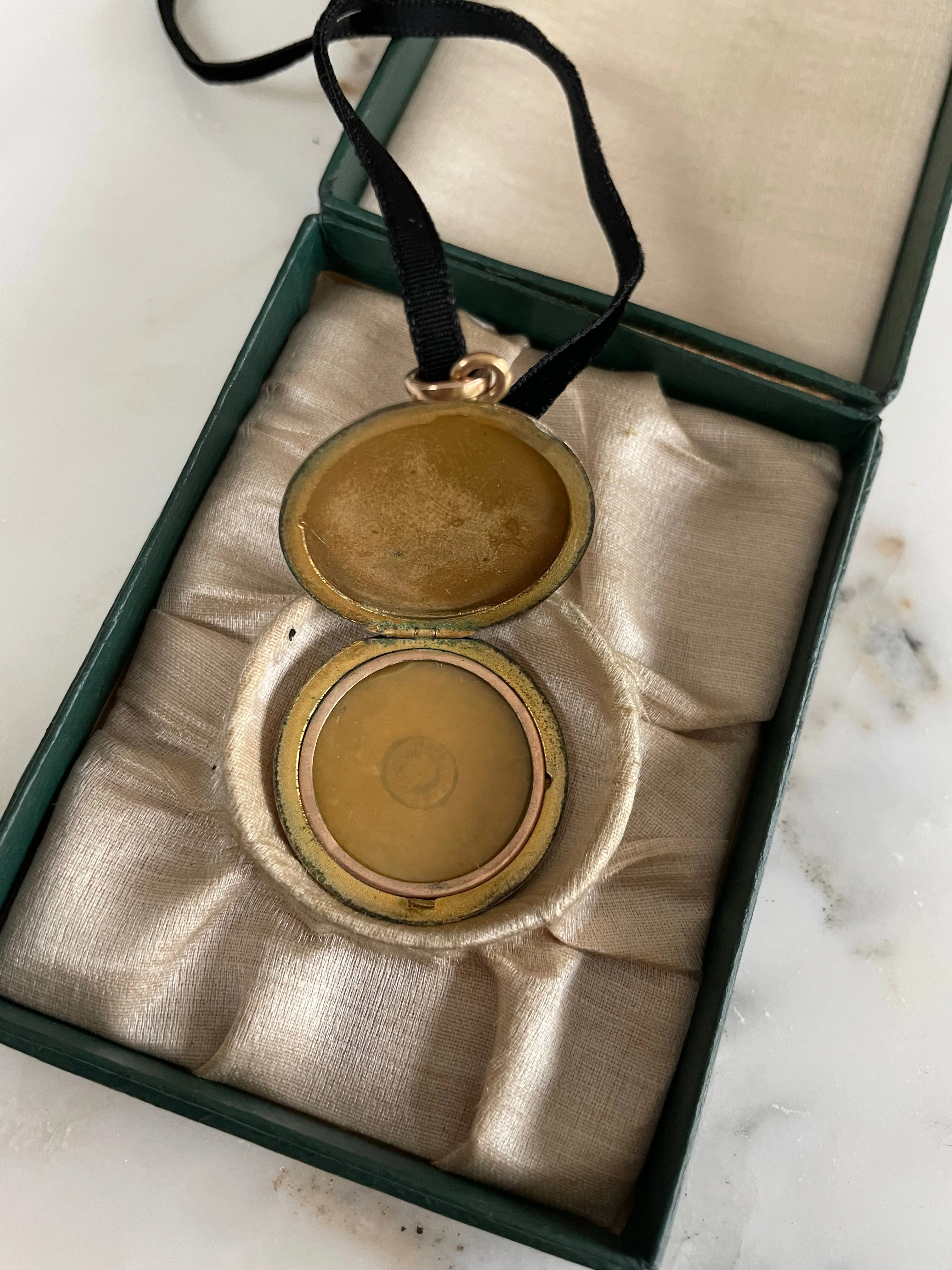 Monogram Victorian Locket Necklace