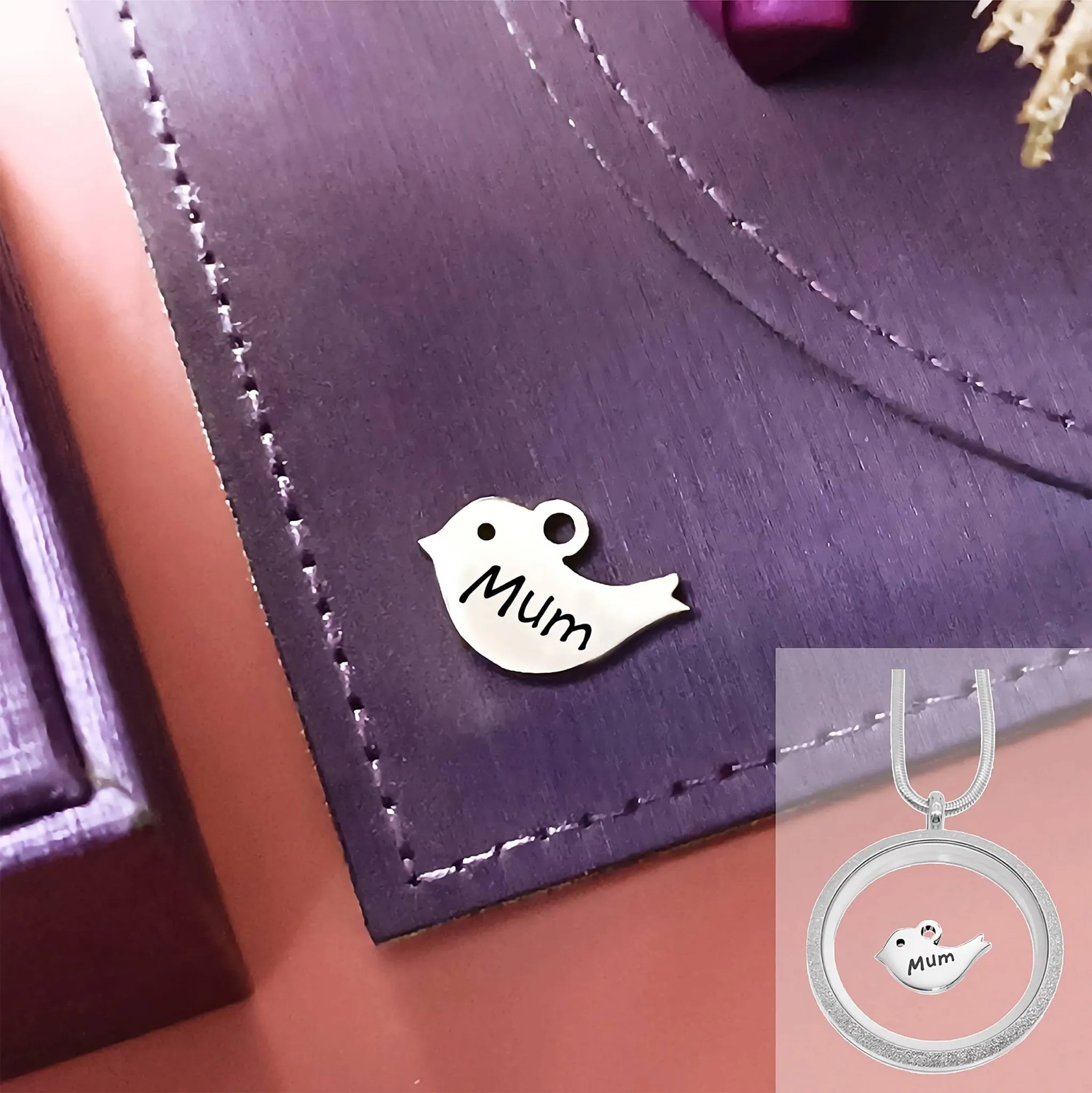 Mother Bird Charm For Dream Locket