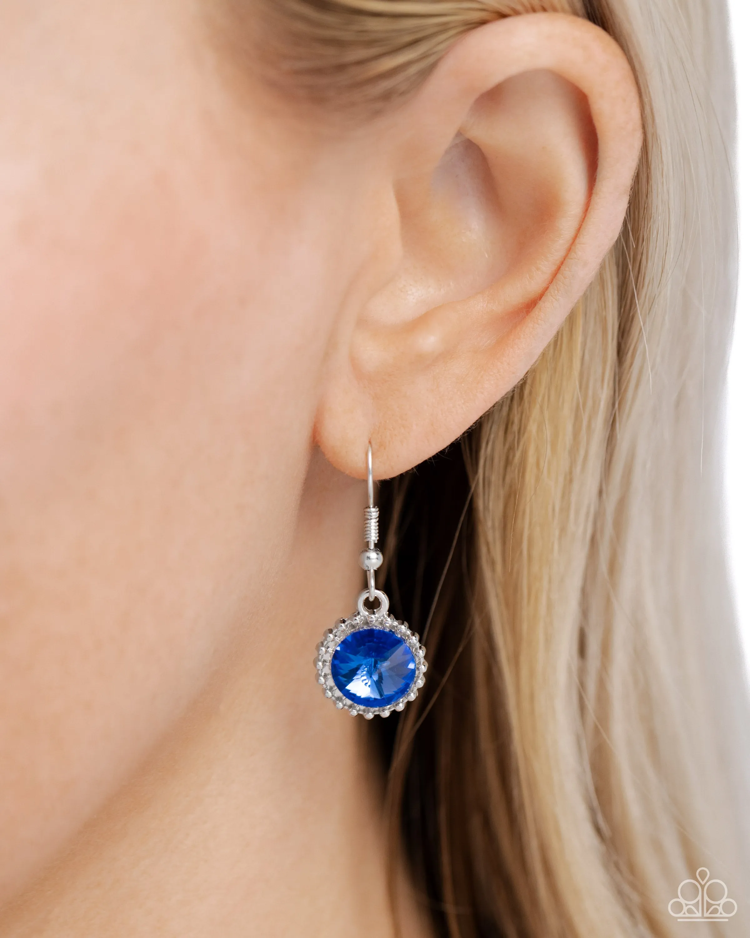 Necklaces Dripping in Dazzle - Blue N2413
