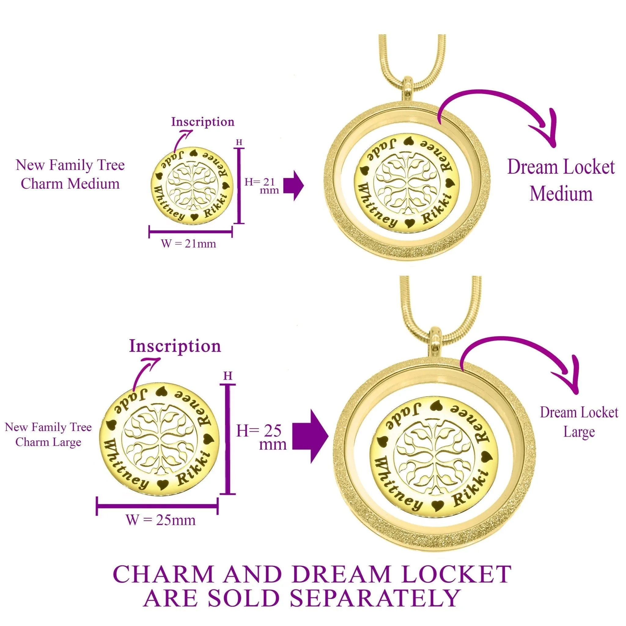 New Family Tree Charm for Dream Locket
