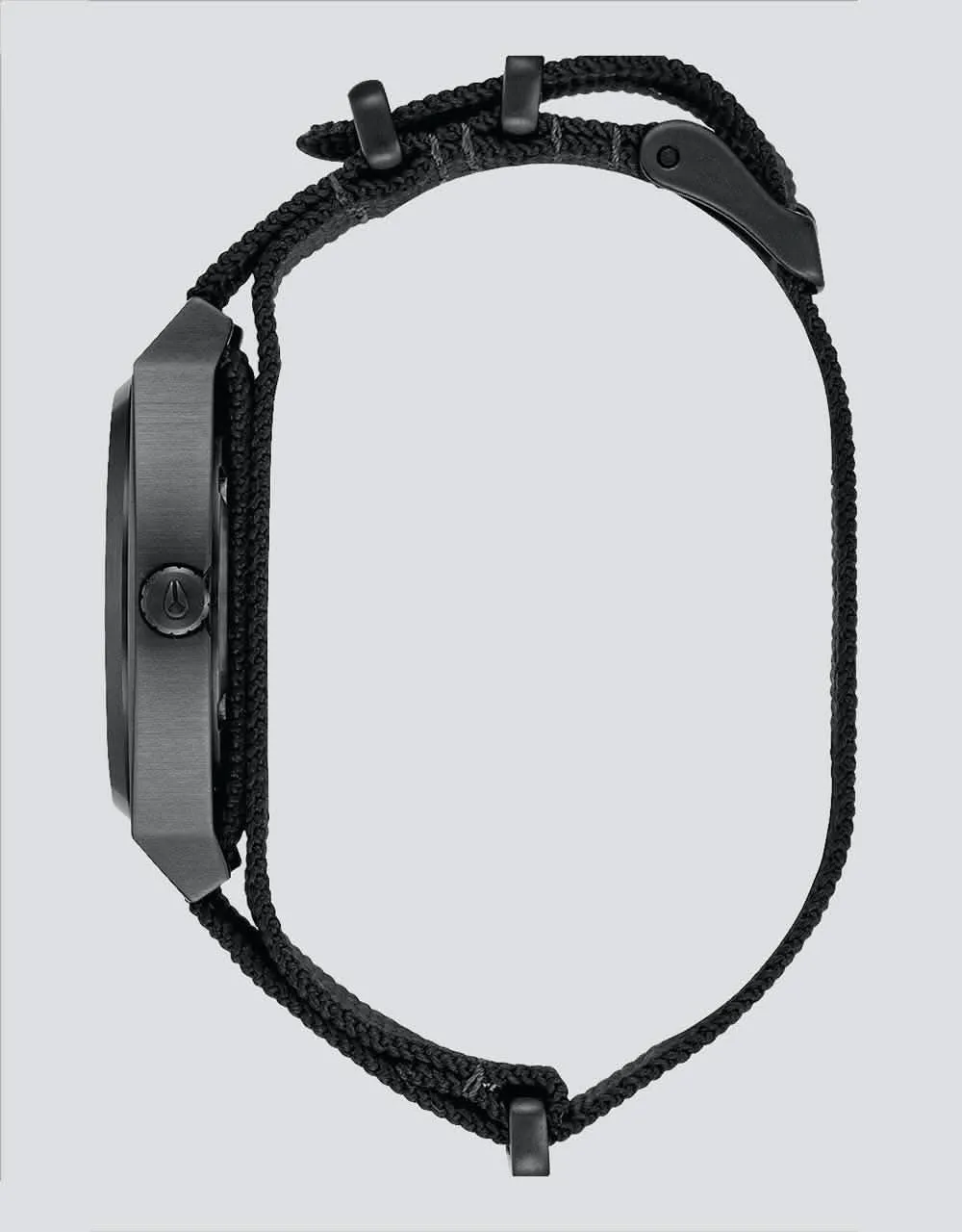 Nixon Time Teller Nato Watch - All Matte Black