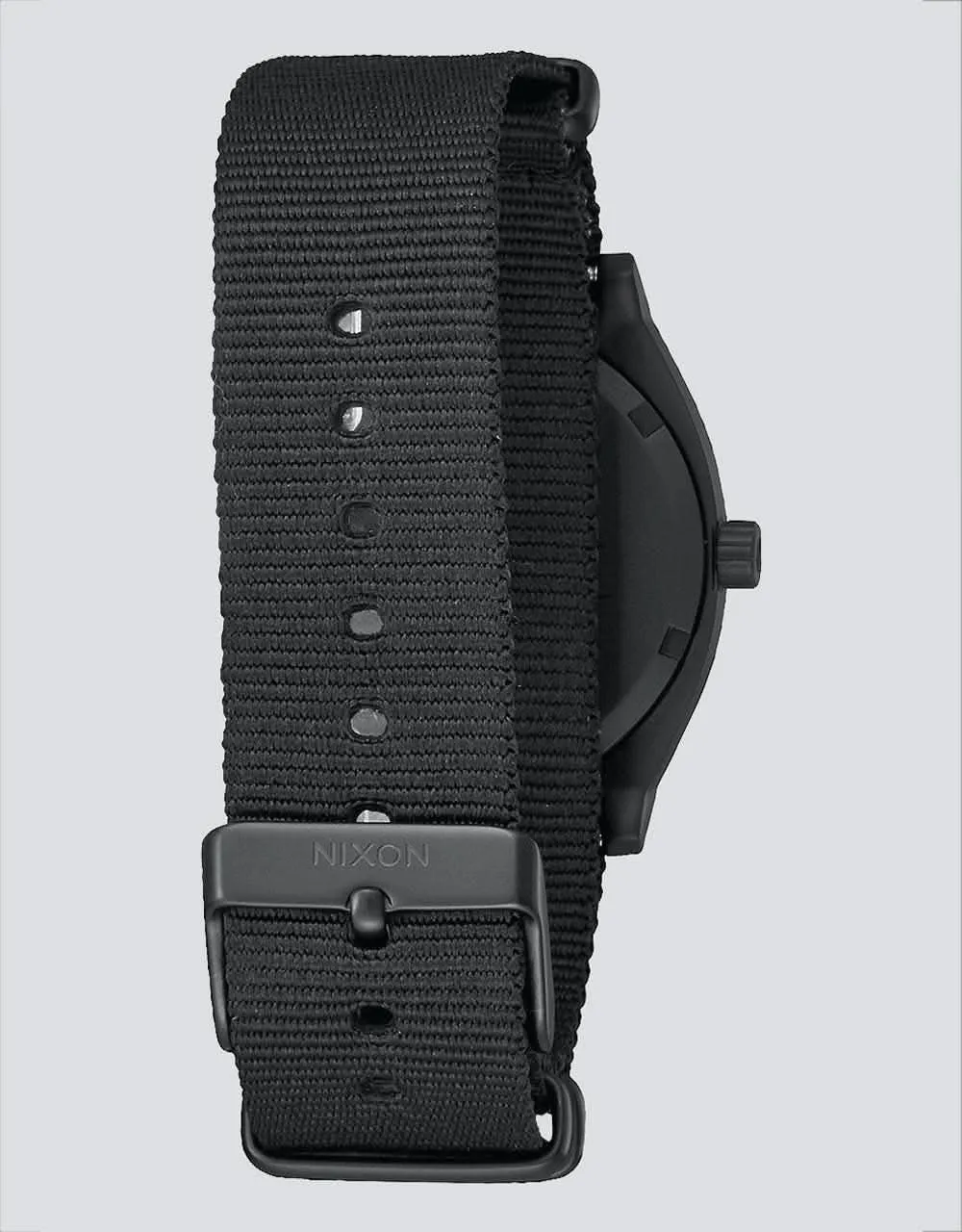 Nixon Time Teller Nato Watch - All Matte Black