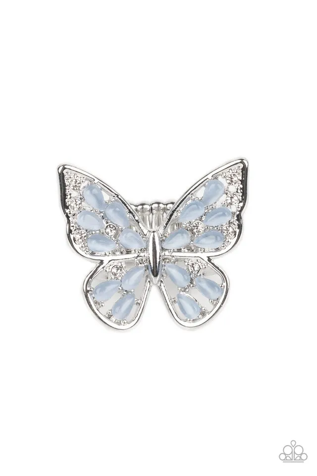 Paparazzi Ring ~ Flying Fashionista - Blue