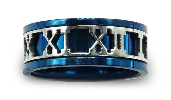Roman Numeral Spinner Ring