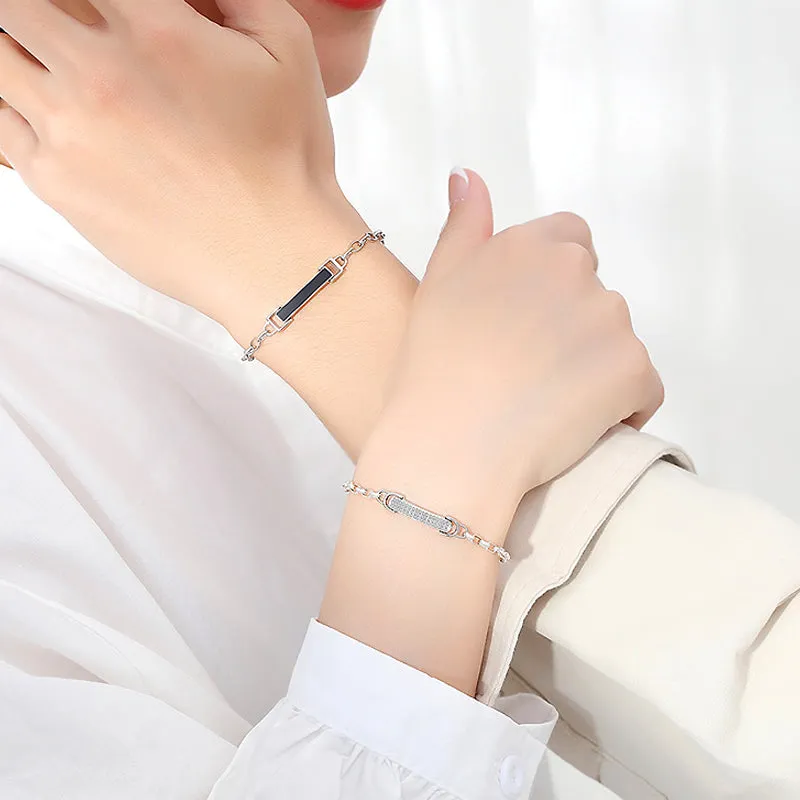 Secret Message Couple Bracelets