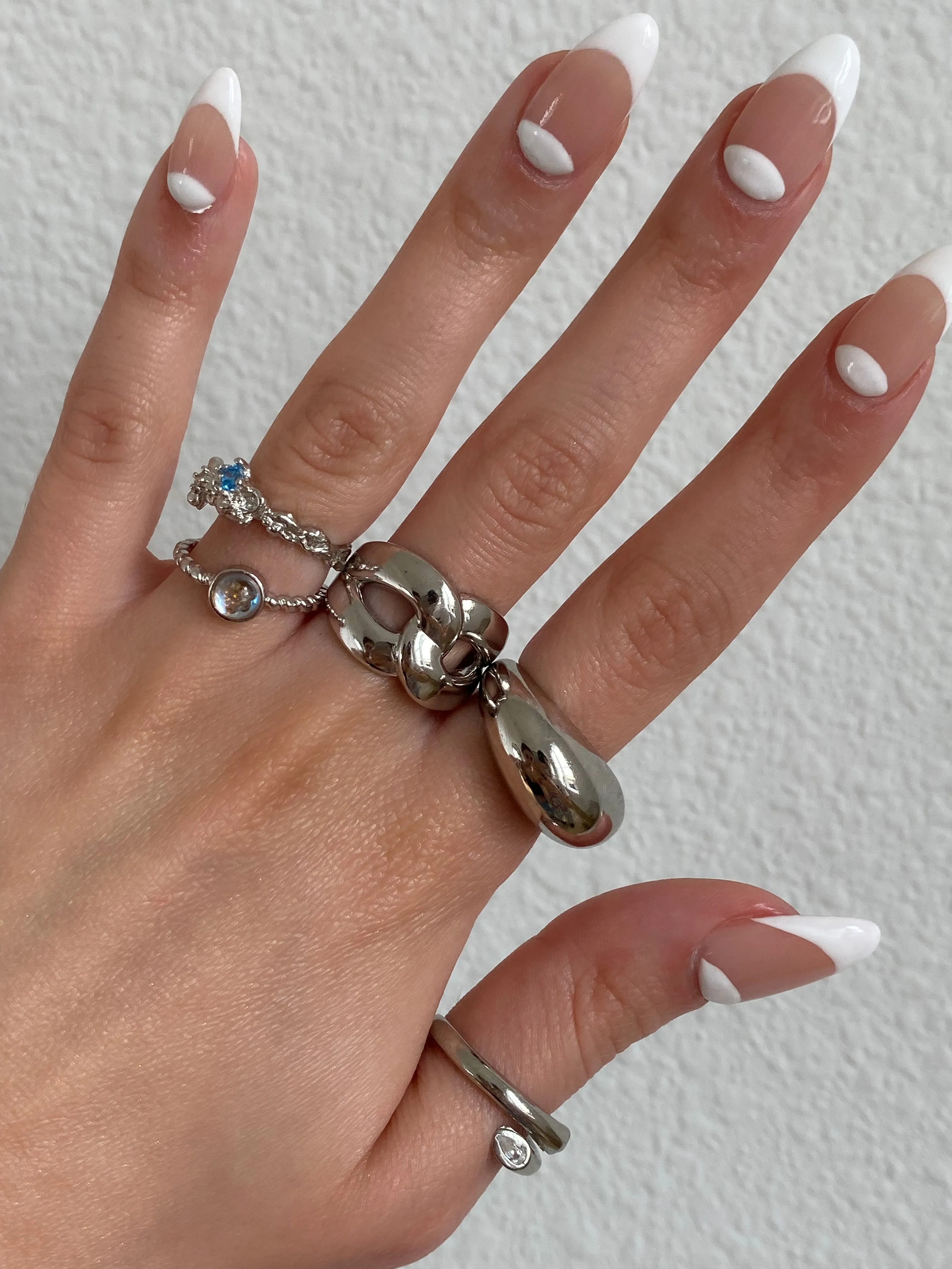 Silver Chunky Twist 925 Ring