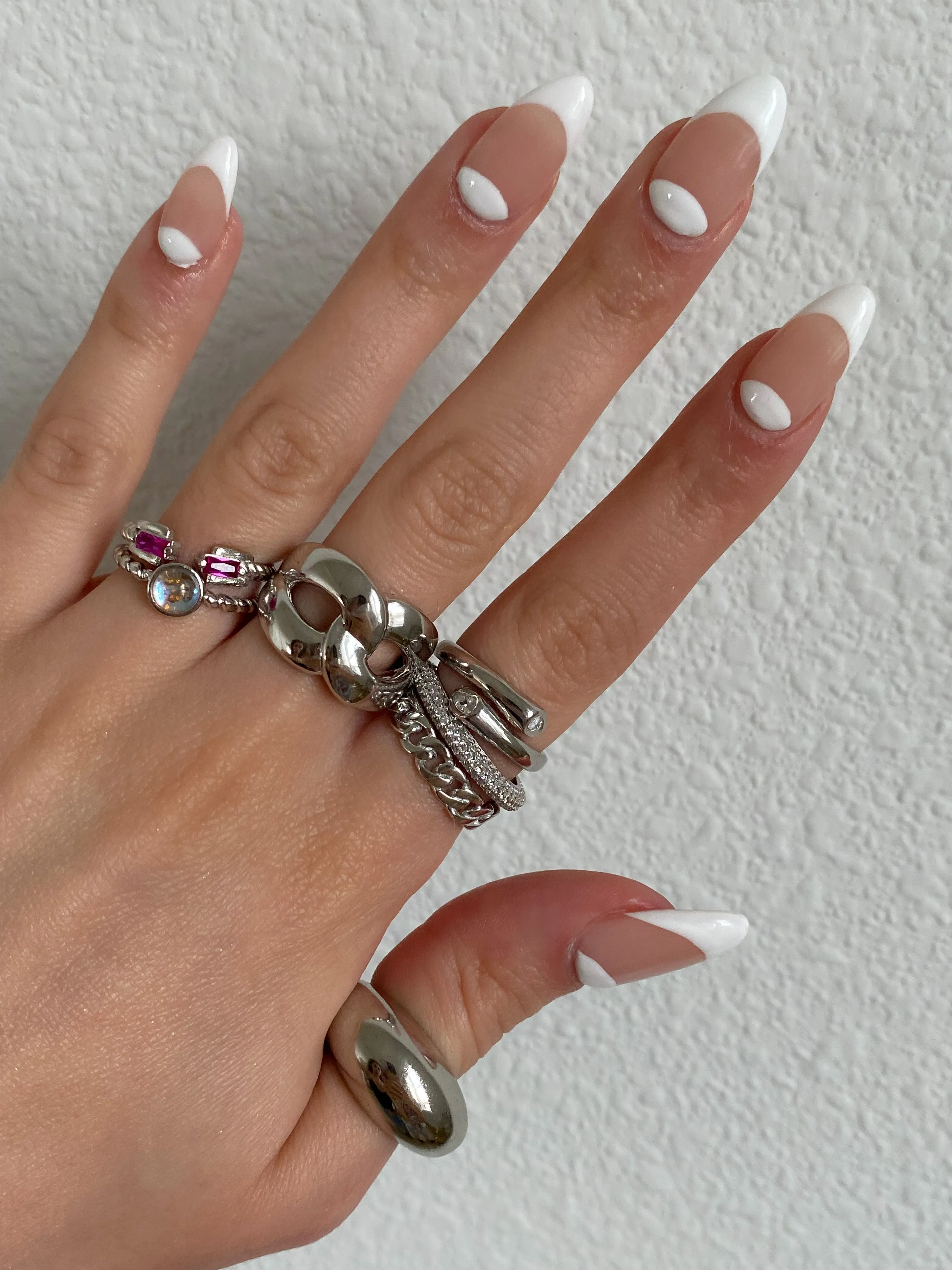 Silver Chunky Twist 925 Ring