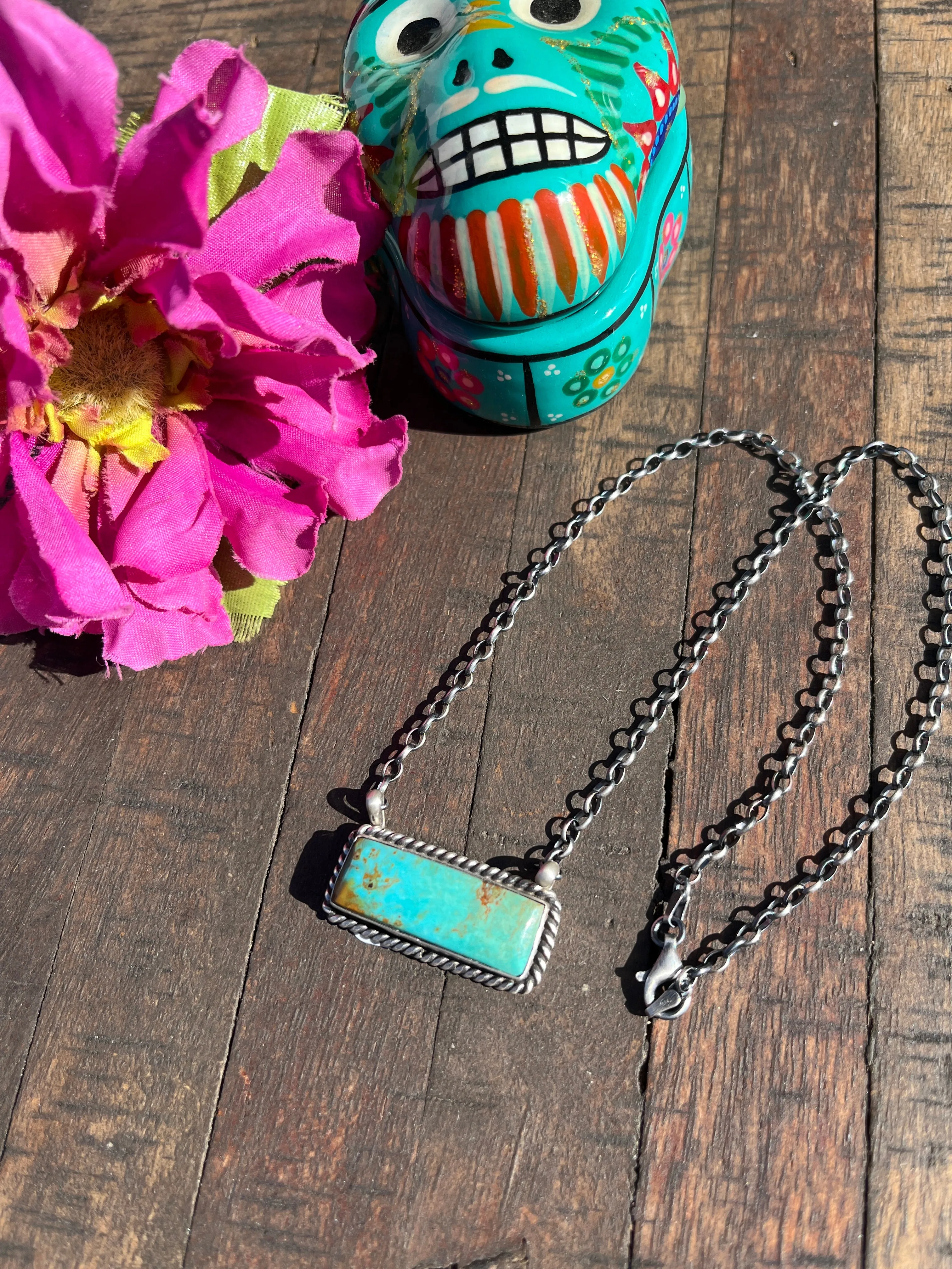 Simple Kingman Bar Necklace #3