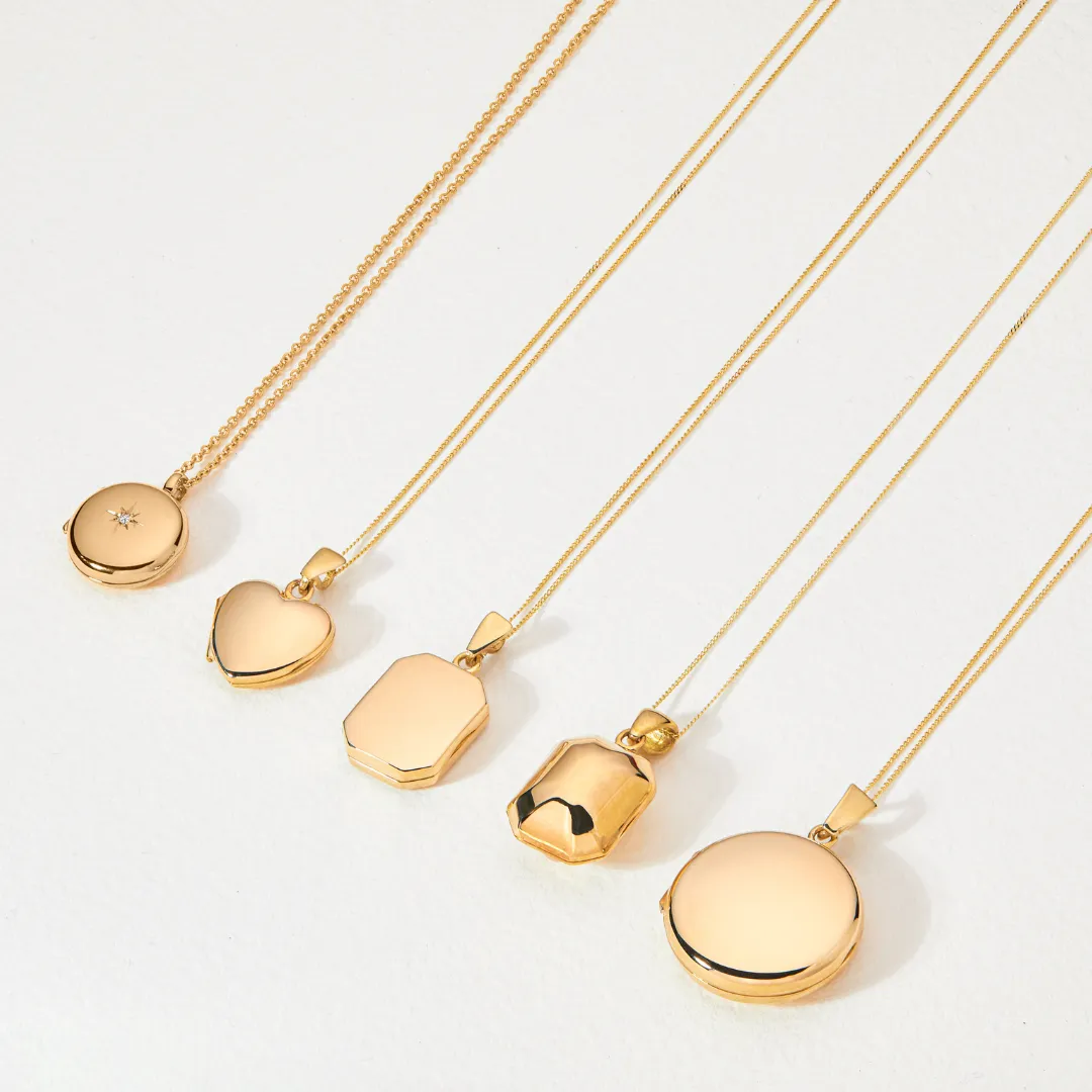 Solid Gold Ball Locket
