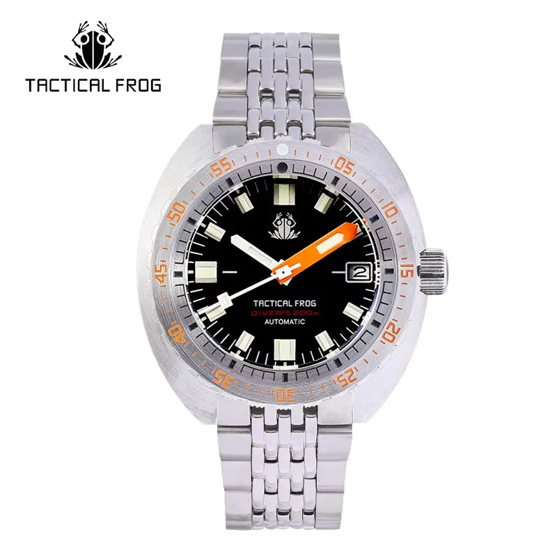 Tictical Frog Watch V3 for Men SUB300T Army Dial Sapphire NH35 Automatic Mechanical Watches 20ATM Waterproof Luminous Religio
