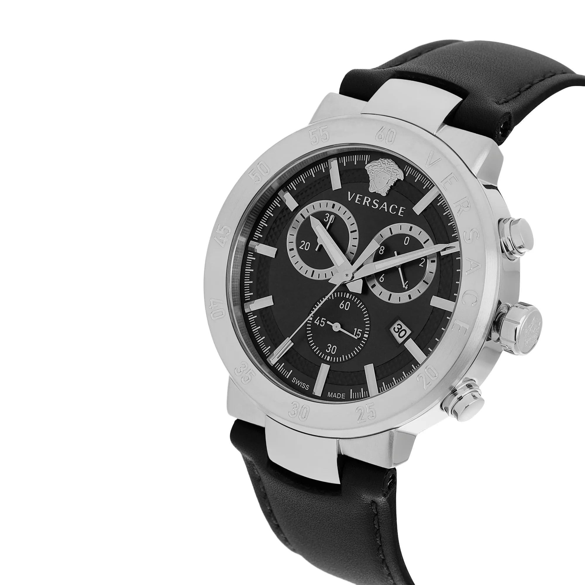 Versace Black Dial Analog Men Watch - VEPY00120
