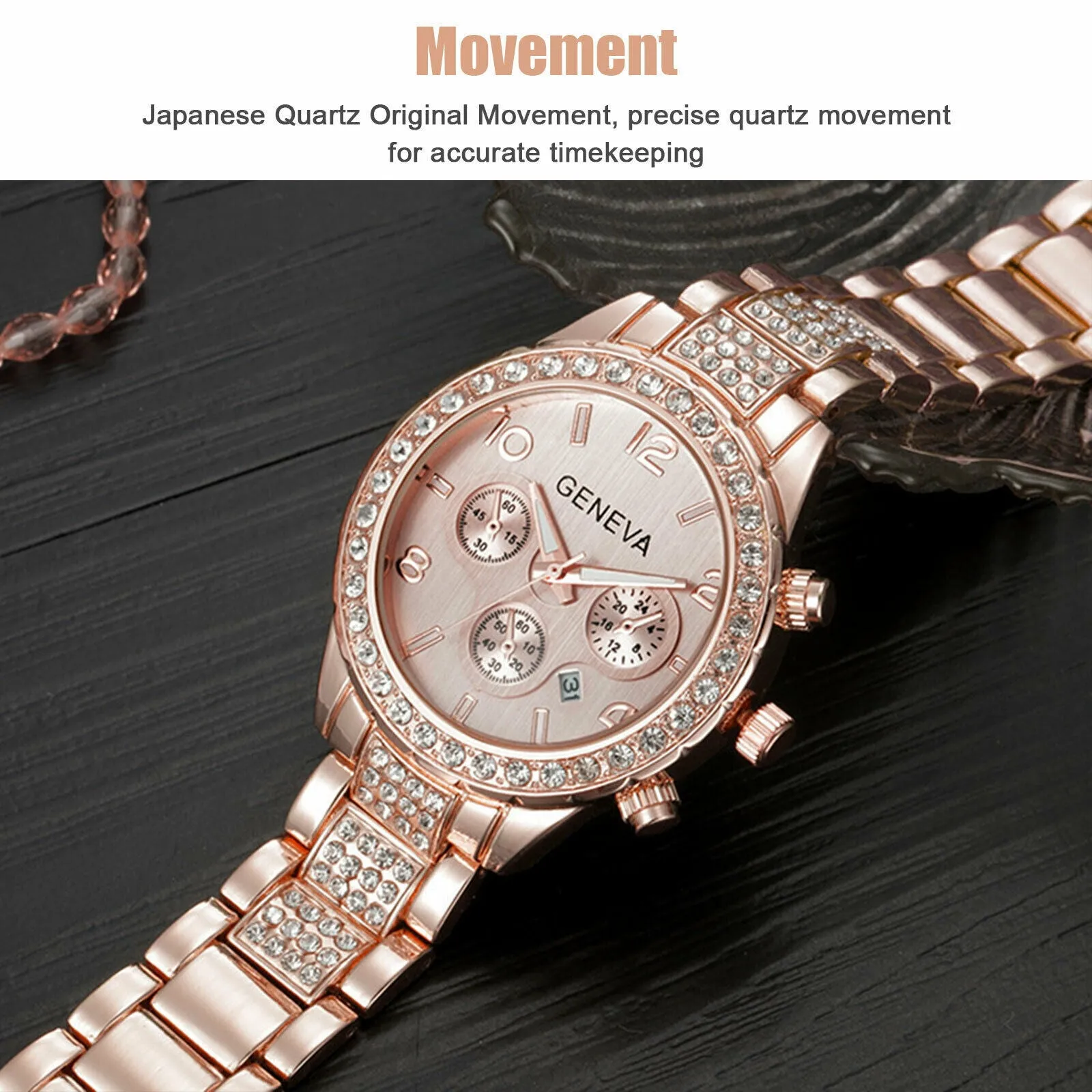 Women Classic Stainless Steel   Watch